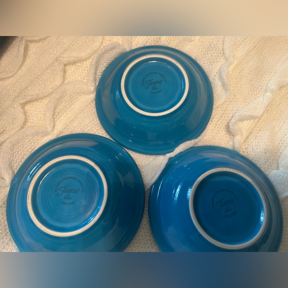 Fiestaware sauce bowls, excellent condition, peacock blue - Picture 2 of 3